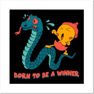 Born To Be A Winner Posters and Art